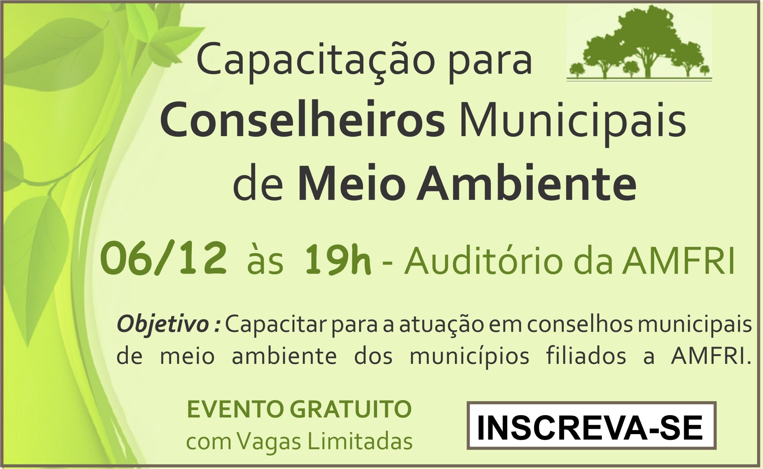 You are currently viewing Conselheiros Municipais do Meio Ambiente da região participam de capacitação