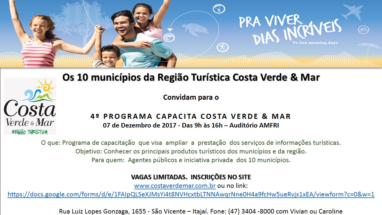 You are currently viewing 4º Capacita Costa Verde & Mar acontece na próxima quinta-feira