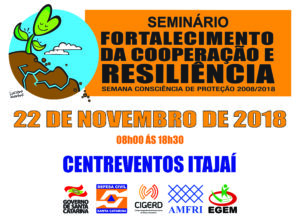 Read more about the article Seminário Fortalecimento da Cooperação e Resiliência acontece amanhã