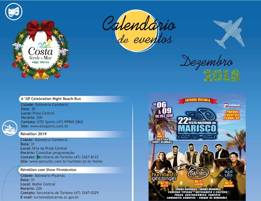 You are currently viewing Confira o calendário de eventos da região turística Costa Verde & Mar do mês de Dezembro