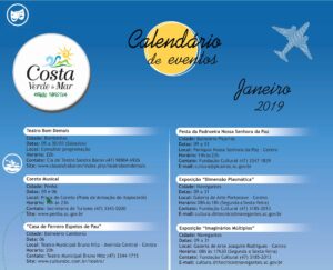 Read more about the article Confira o calendário de eventos da região turística Costa Verde & Mar do mês de Janeiro