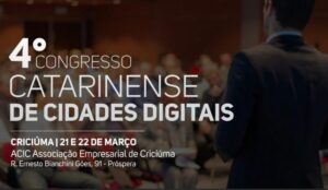 Read more about the article 4º Congresso Catarinense de Cidades Digitais acontece nos dias 21 e 22