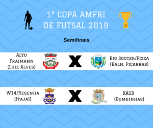 Read more about the article Definidos os semifinalistas da 1ª Copa AMFRI de Futsal