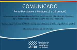 Read more about the article COMUNICADO: Ponto Facultativo e Feriado