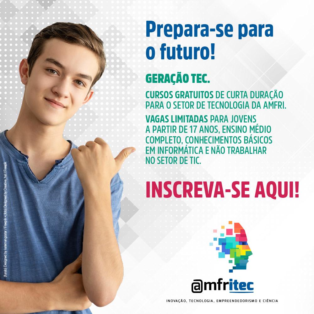 You are currently viewing AMFRITEC abre inscrições para cursos de tecnologia