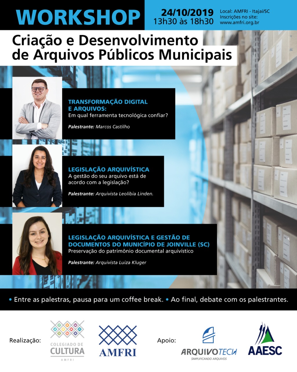 You are currently viewing Colegiado de Cultura promove Workshop sobre Arquivos Públicos Municipais