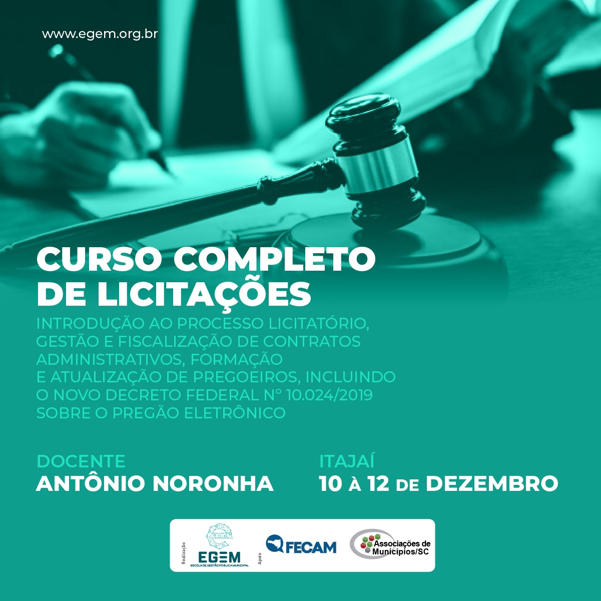 You are currently viewing Curso completo de licitações será na próxima semana para servidores da região da AMFRI