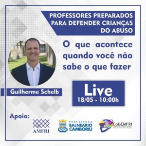 Read more about the article Colegiado promove live com o tema “Professores Preparados para Defender Crianças do Abuso”