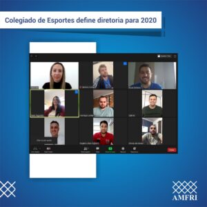 Read more about the article Colegiado de Esportes define diretoria para 2020