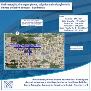 Read more about the article Pavimentação, drenagem pluvial, calçadas e sinalização viária de ruas do bairro Bombas – Bombinhas