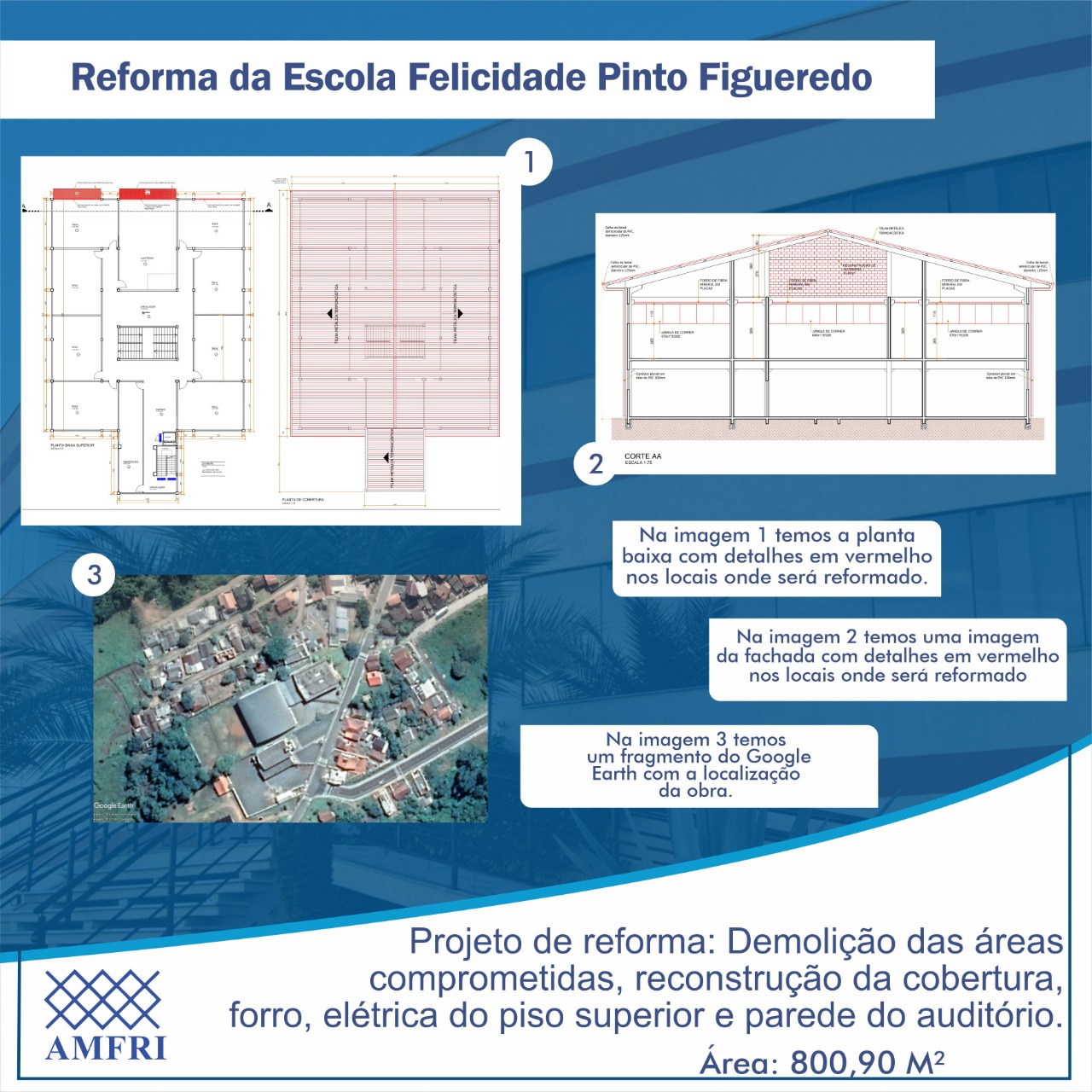 You are currently viewing AMFRI entrega projeto de recuperação emergencial de Escola Municipal de Balneário Piçarras