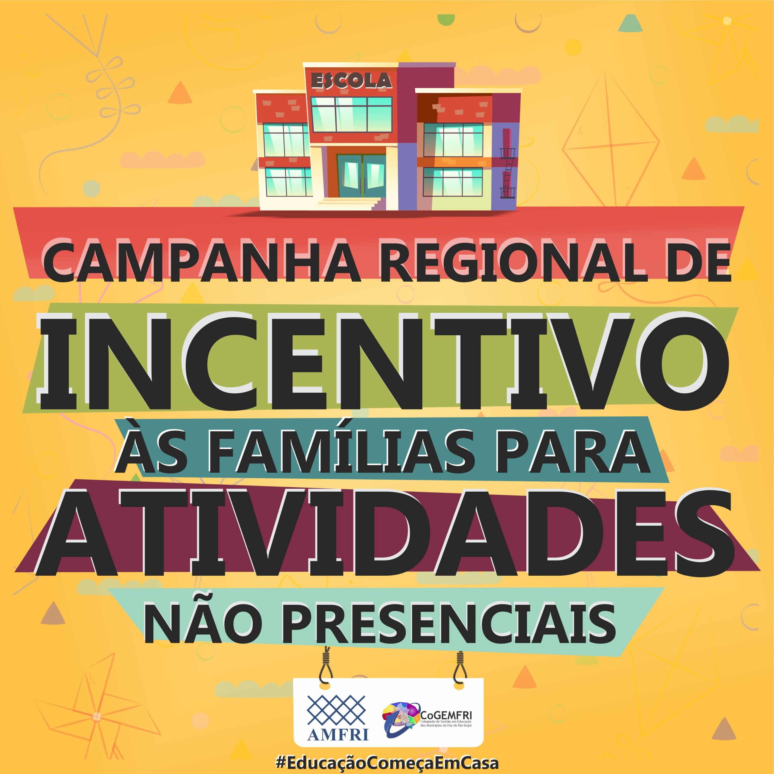 You are currently viewing Colegiado de Educação e CoGemfri da AMFRI lançam campanha regional de incentivo às famílias para as atividades não presenciais