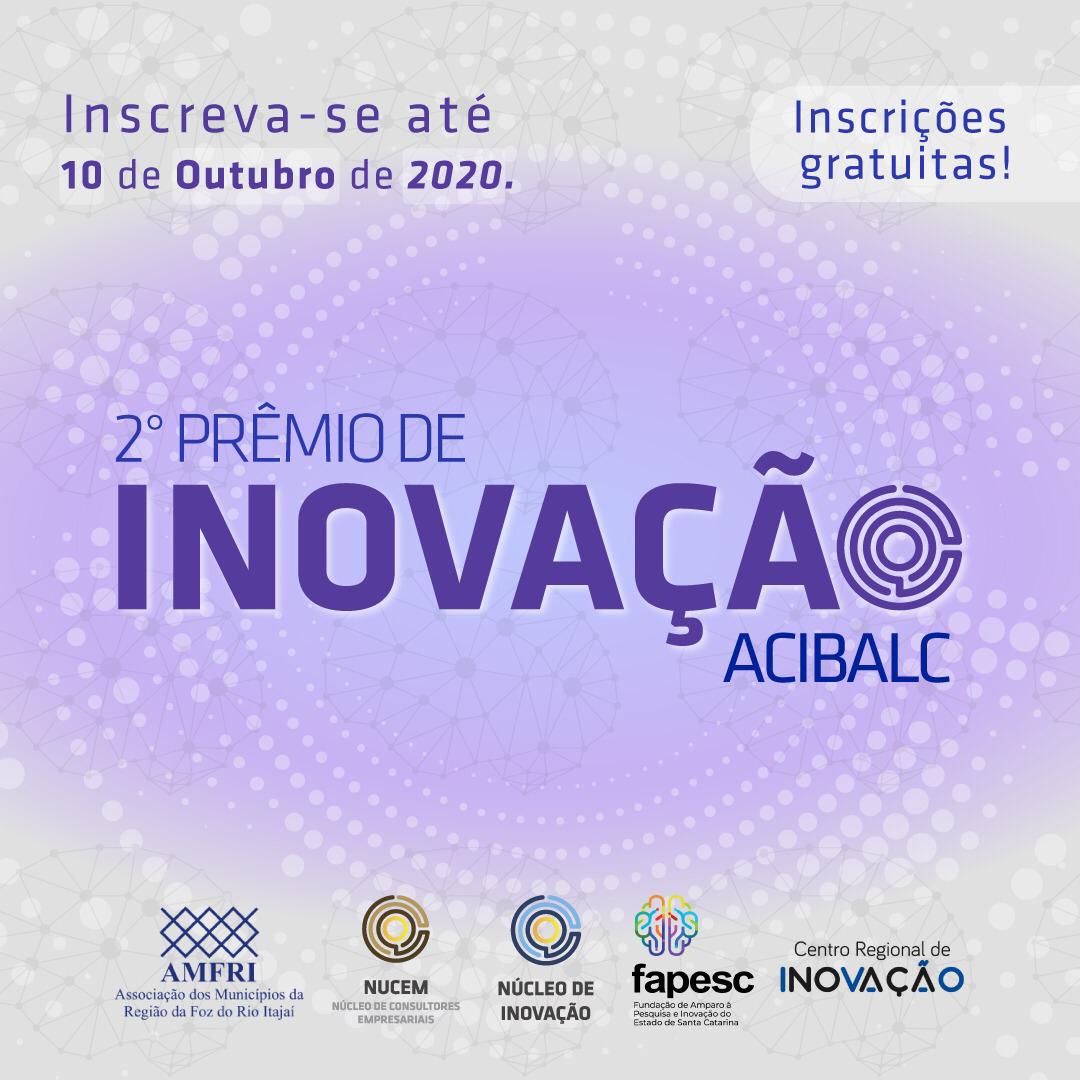 You are currently viewing Inscrições para o 2º Prêmio de Inovação Acibalc estão abertas