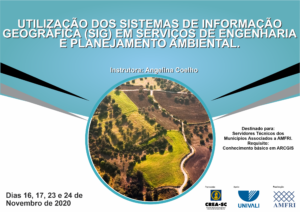 Read more about the article Inscrições abertas aos servidores públicos para curso de Utilização de Sistemas de Informação Geográfica em serviços de engenharia