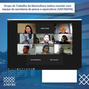 Read more about the article Grupo de Trabalho da Maricultura realiza reunião com representantes da Secretaria de Pesca e Aquicultura