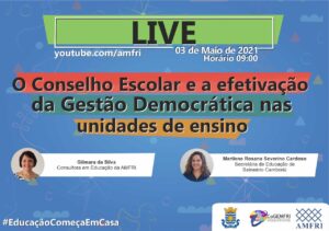 Read more about the article Em parceria com a AMFRI, Educação de Balneário Camboriú promove live na próxima segunda-feira (3)