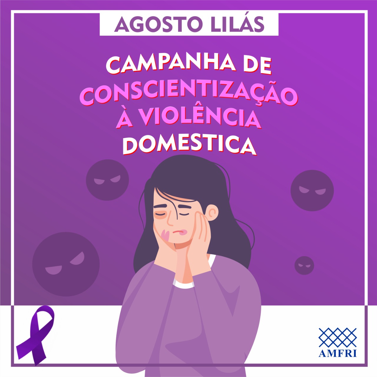 You are currently viewing Agosto Lilás – Mês de Conscientização à Violência Doméstica