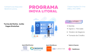 Read more about the article Programa Inova litoral – HACK INOVA 2022 Turma 3 Penha – On-Line