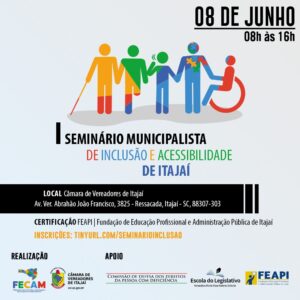 Read more about the article Seminário municipalista discute inclusão e acessibilidade nos municípios