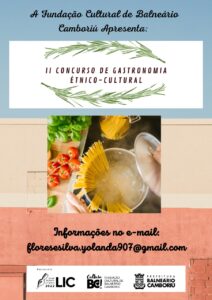 Read more about the article II Concurso de Gastronomia Étnico-Cultural de Balneário Camboriú