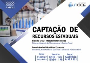 Read more about the article AMFRI promove Curso sobre Captação de Recursos Estaduais