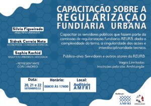 Read more about the article AMFRI promove capacitação sobre Reurb aos servidores públicos municipais