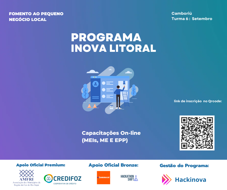 You are currently viewing Programa Inova litoral – HACK INOVA 2022 Turma 6 Camboriú – On-Line