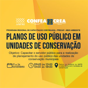 Read more about the article AMFRI promove Curso sobre Unidades de Conservação