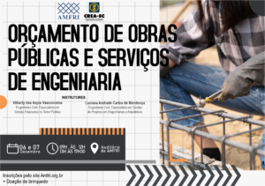 Read more about the article AMFRI promove curso sobre orçamento de obras públicas