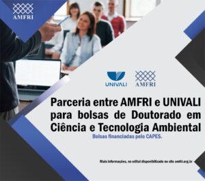 Read more about the article AMFRI e UNIVALI firmam parceria para oferecer bolsas de doutorado para servidores públicos efetivos da região.