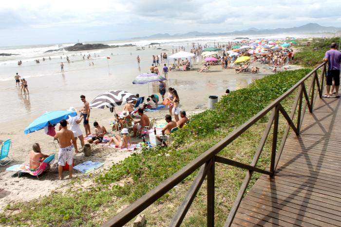 You are currently viewing Praia de Navegantes com todos os pontos próprios para banho