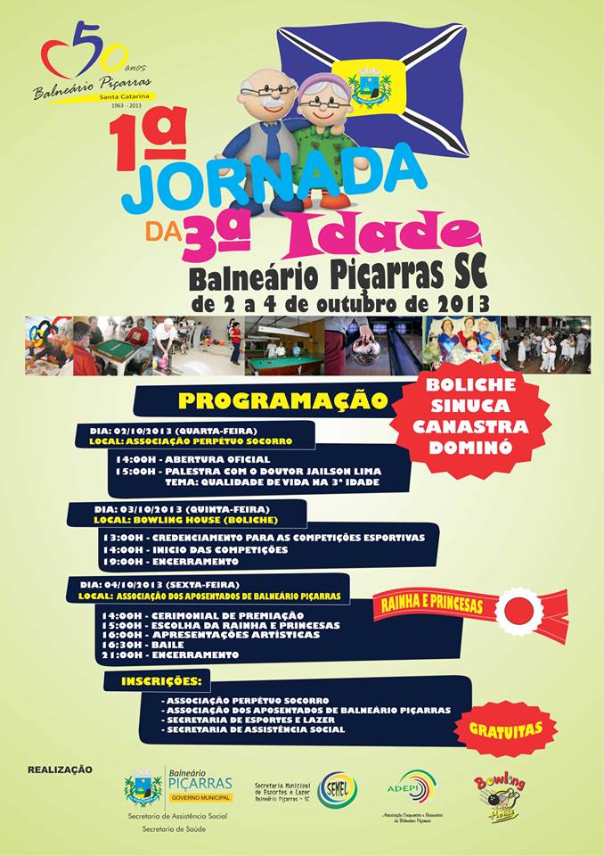 You are currently viewing Prefeitura de Baln. Piçarras lança programação da Jornada da 3ª Idade