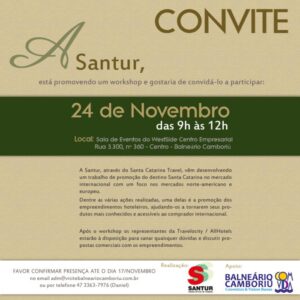 Read more about the article CONVITE: Workshop SANTUR