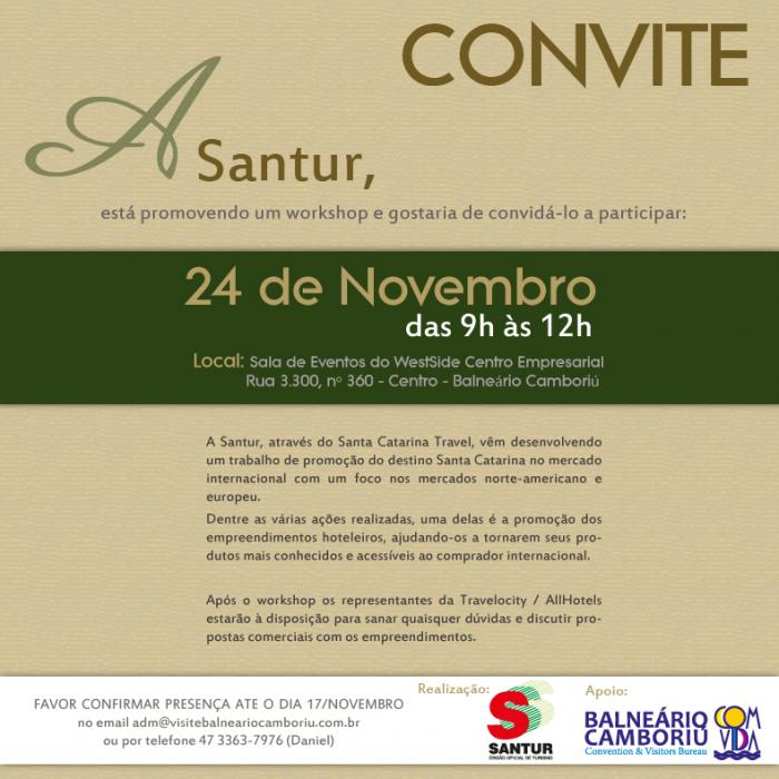 You are currently viewing CONVITE: Workshop SANTUR