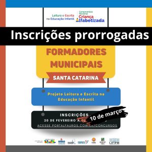 Read more about the article Projeto Leitura e Escrita na Educação Infantil abre editais para seleção de formadores municipais para RS, SC e PR