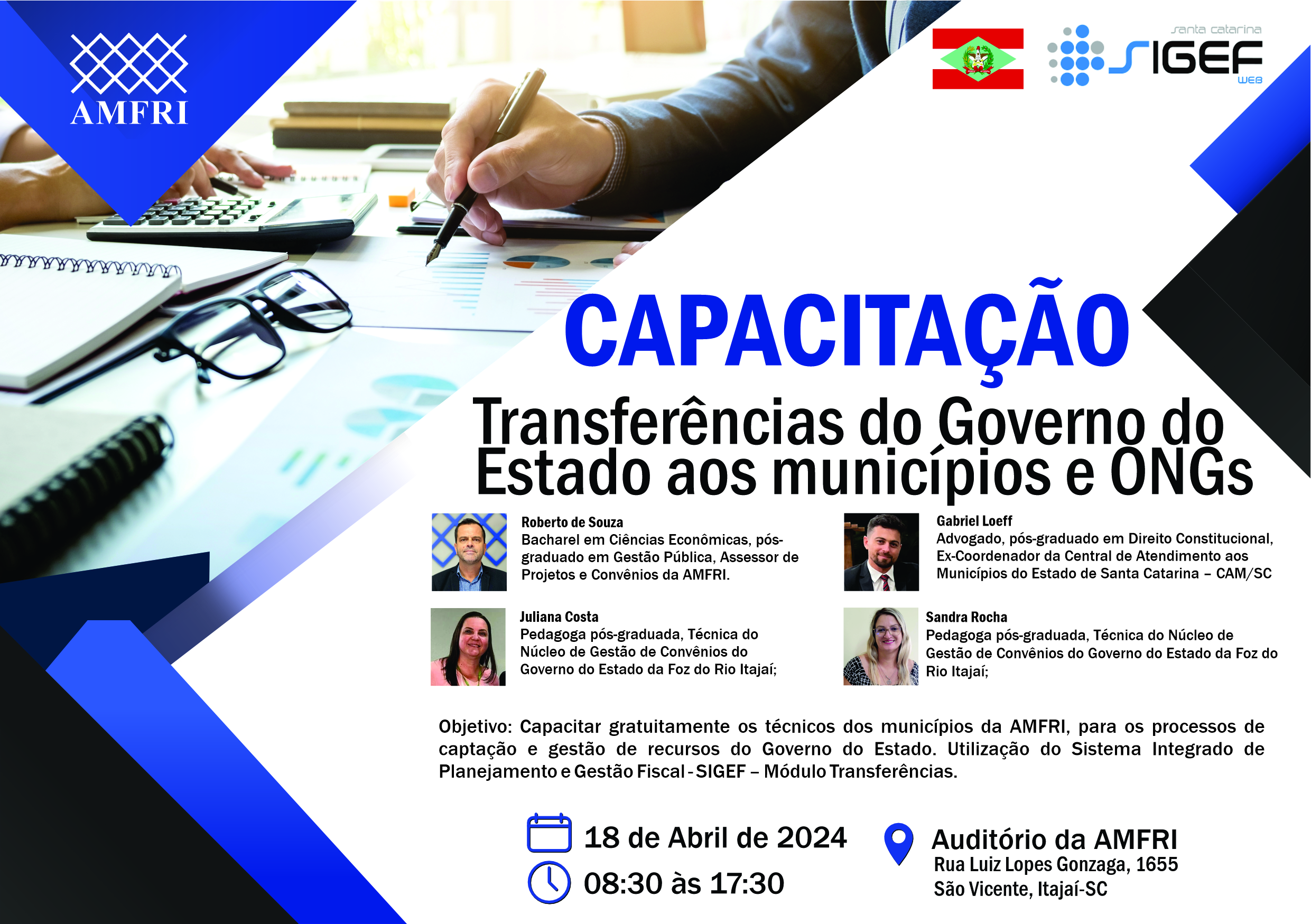 Read more about the article Capacitação: Transferências do Governo do Estado aos Municípios e ONG’s