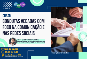 Read more about the article Abertas as inscrições para o Curso de Condutas Vedadas com foco nas Redes Sociais.