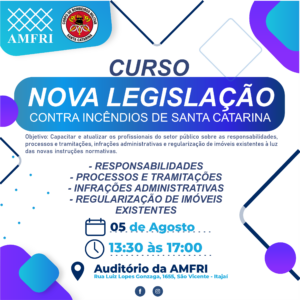 Read more about the article Curso: Nova legislação contra incêndios de Santa Catarina