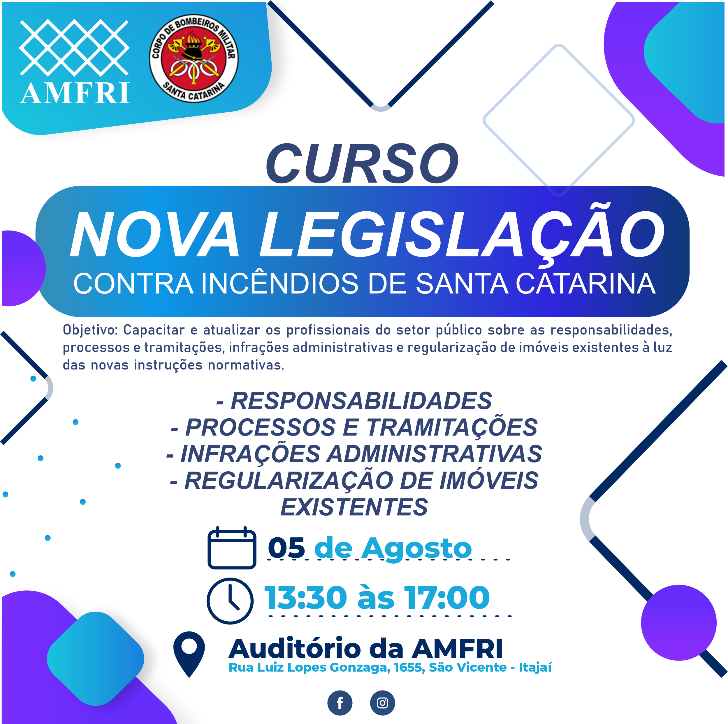 You are currently viewing Curso: Nova legislação contra incêndios de Santa Catarina
