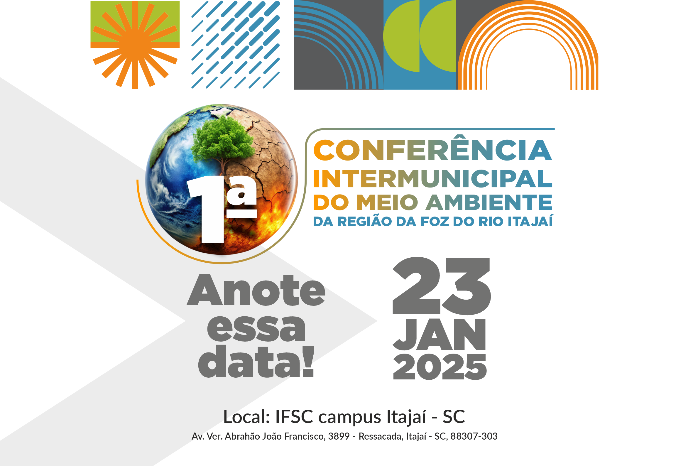 Read more about the article 1ª Conferência Intermunicipal de Meio Ambiente da Região da Foz do Rio Itajaí (CIMAFRI)